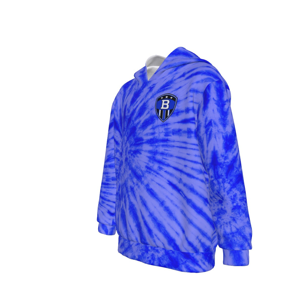 Youth Brimfield Soccer Dark Blue Tie Dye Hoodie