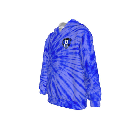 Youth Brimfield Soccer Dark Blue Tie Dye Hoodie