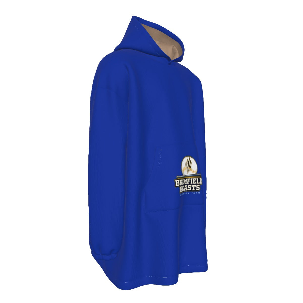 Adult Brimfield Beasts Sherpa Fleece Blanket Hoodie