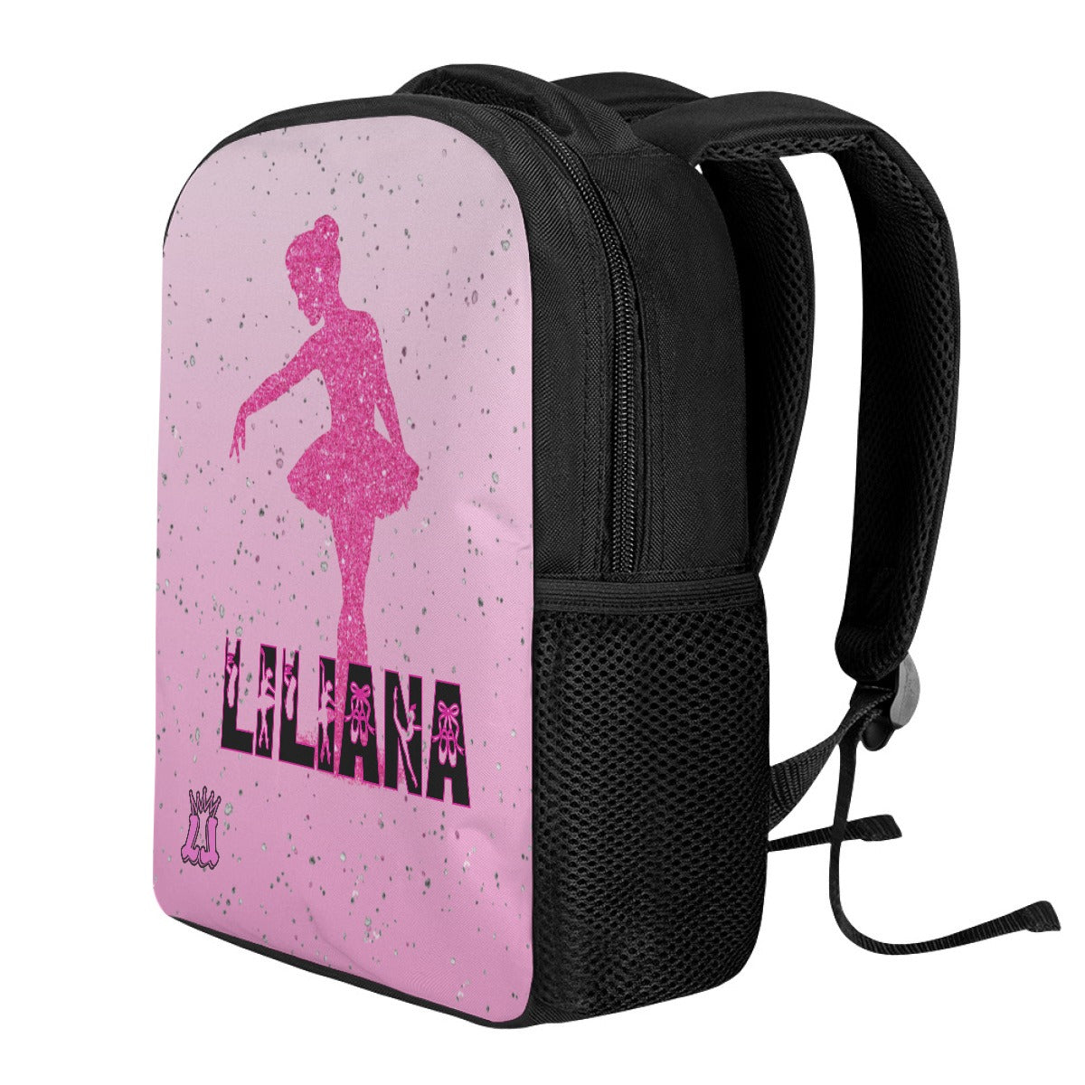 Personalized Dance Bag, Girls Custom Name Ballerina Backpack