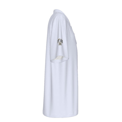 Youth/Teen Brimfield Beasts UV Protection Polo Shirt - White Edition (Personalized)