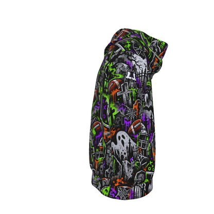 Youth Graffiti Graveyard Football Hoodie