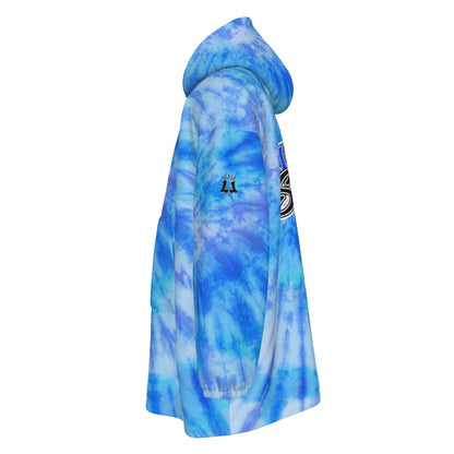Adult Brimfield Soccer Tie Dye Blanket Hoodie