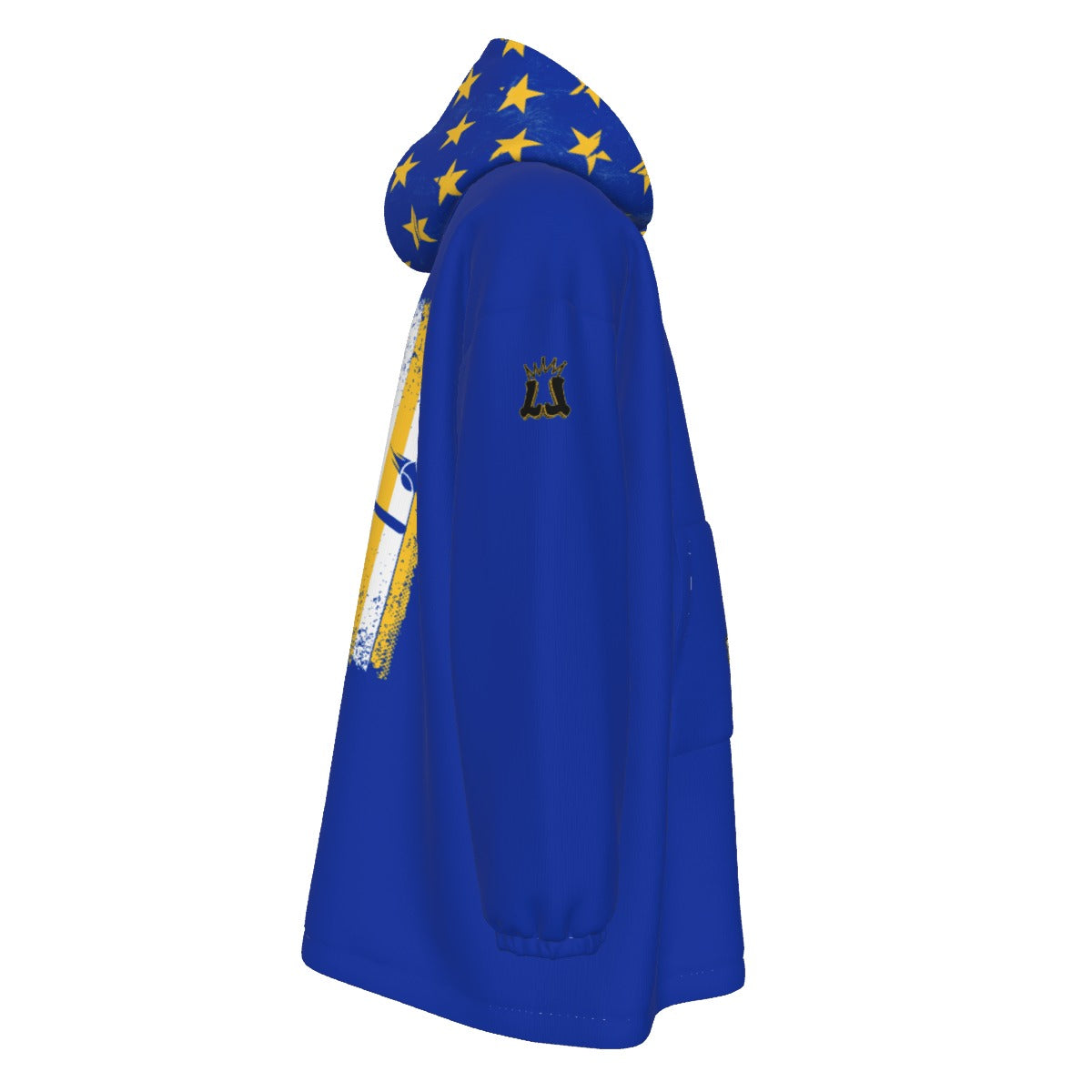 Adult Brimfield Beasts Blanket Hoodie- Blue Flag Edition