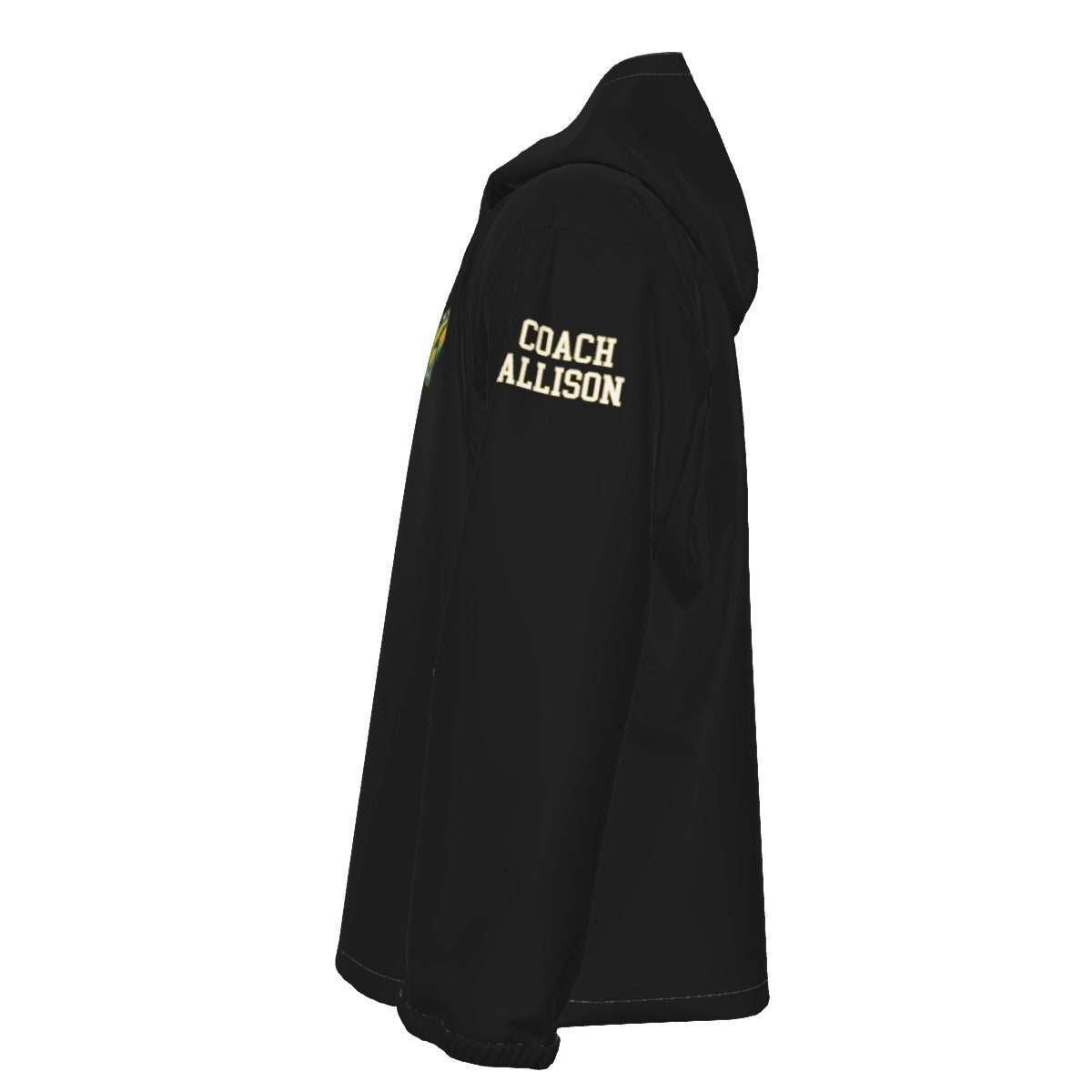 Adult Unisex Sturbridge Softball Full Zipper Windproof Jacket - Black Edition (Personalized)