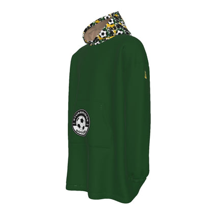 Adult Sturbridge Soccer Sherpa Fleece Hoodie Blanket Checkered Edition (Personalization Available)