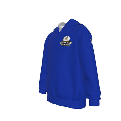 Youth Brimfield Beasts Flag Hoodie- Blue Edition (Personalized)