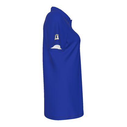 Women's Brimfield Beasts Baseball UV Protection Polo - Blue Edition (Not Personalized)
