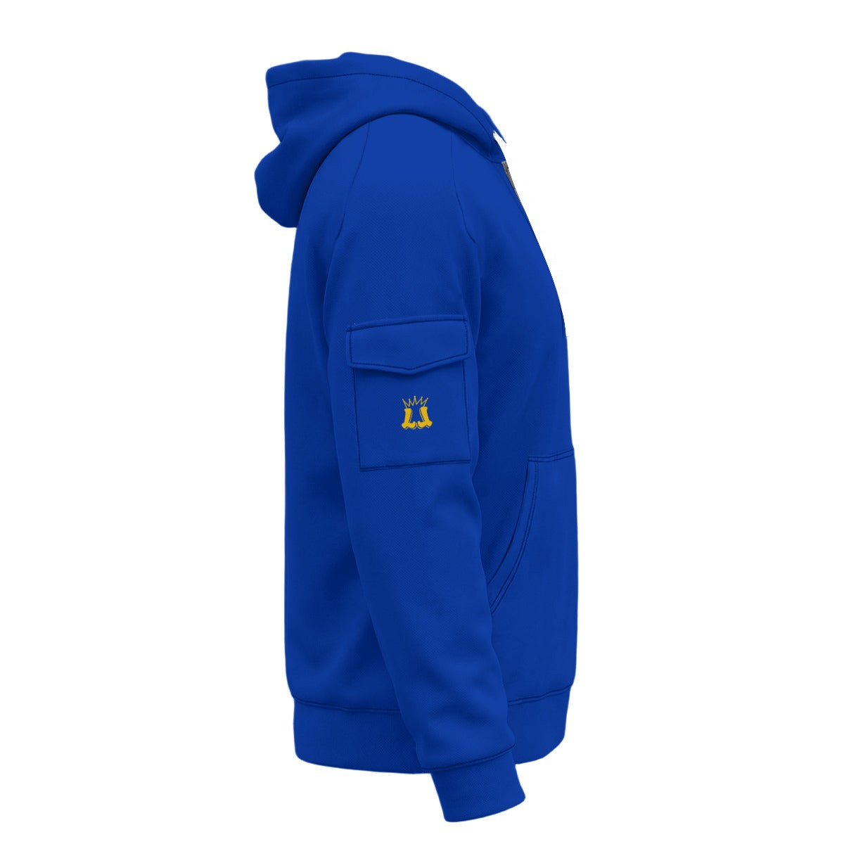 Adult Unisex Brimfield Beasts 1/4-Zip Hoodie - Blue Edition