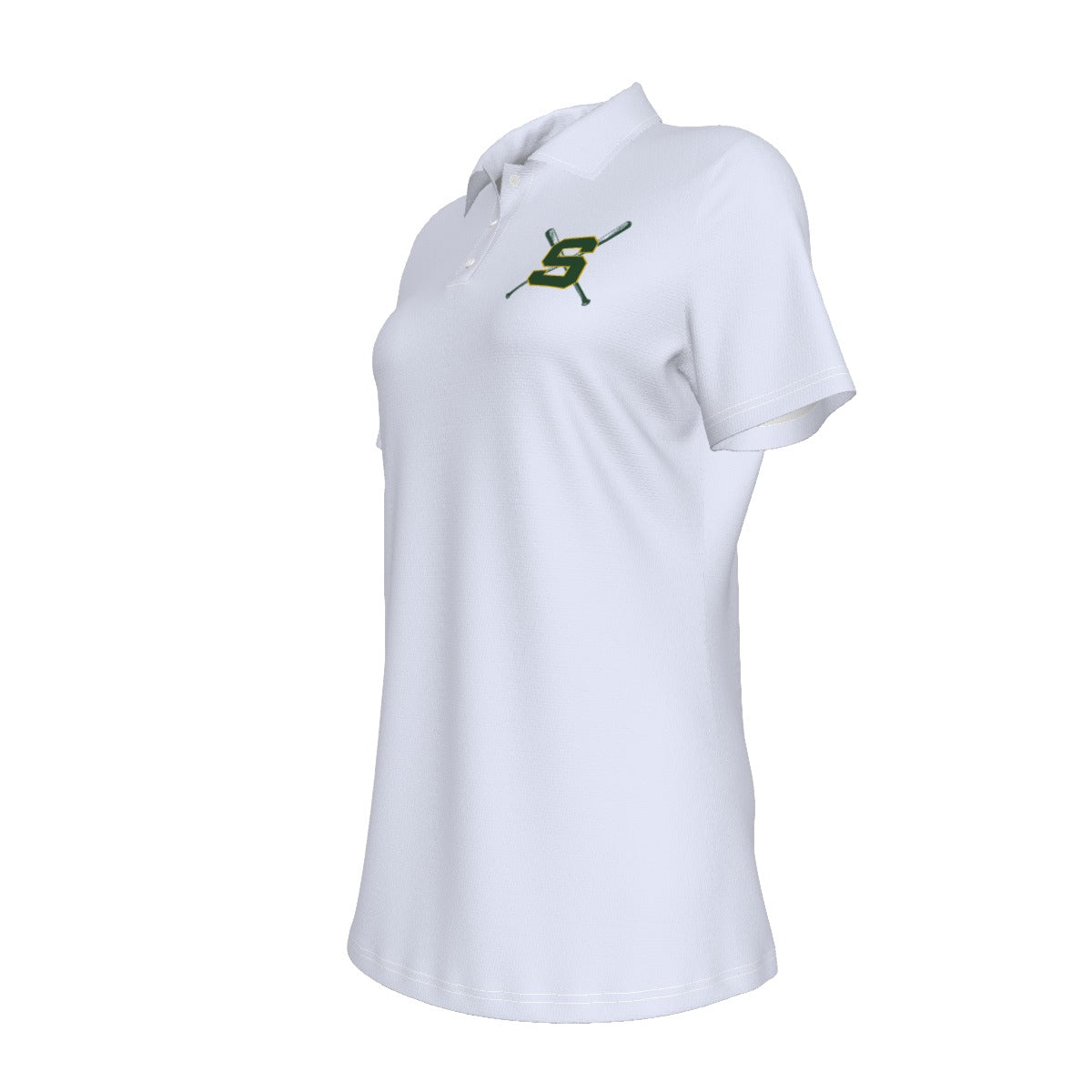 Women's Sturbridge Little League Baseball UV Protection Polo - White Edition (Not Personalized)