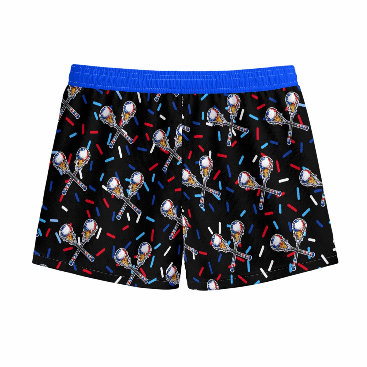 Youth Patriotic Summer Lacrosse Mesh Shorts