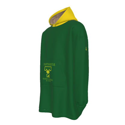 Adult Unisex One Size Sherpa Fleece Hoodie Blanket (Non-Personalized)