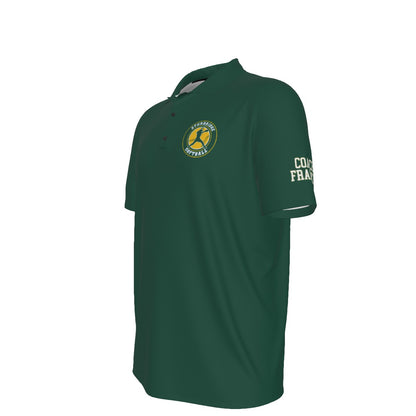 Men's Sturbridge Girls Softball UV Protection Polo - Coach's Green Edition (Personalized)