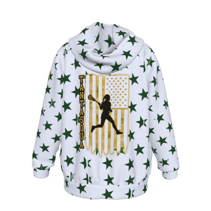 Youth TRYLAX Girl's Flag and Star Hoodie (Non-Personalized)