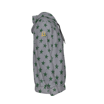 Adult TRYLAX Gray Flag and Stars Hoodie - Girl's Edition (Non-Personalized)