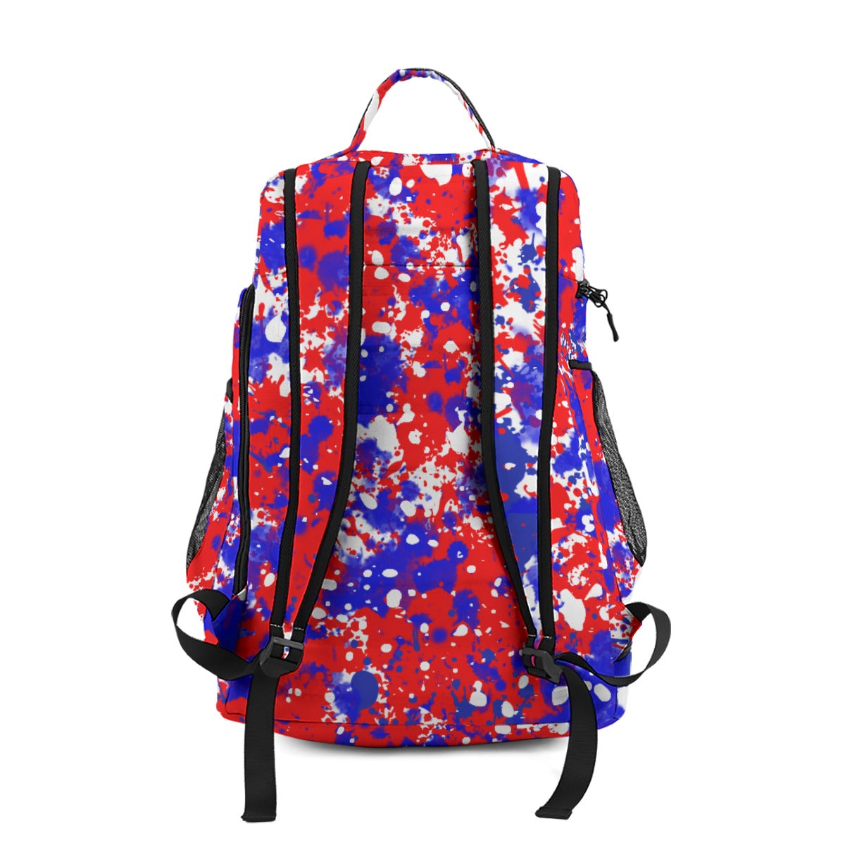 Patriotic Paint Splatter Sports Bag