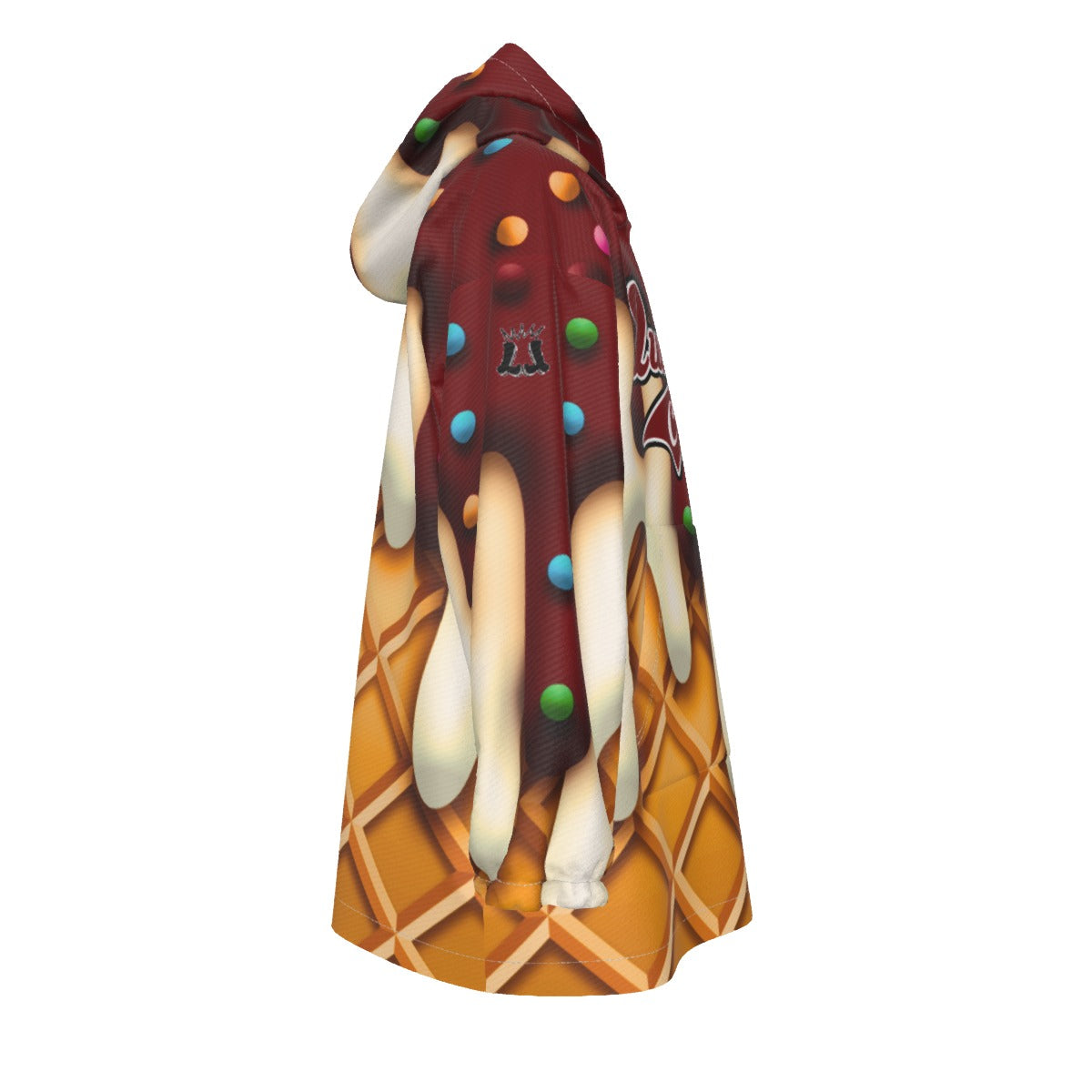 Youth Quaboag Baseball Ice Cream Drip Blanket Hoodie