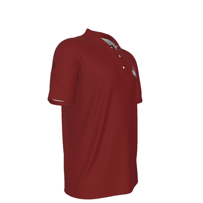 Adult Quaboag Baseball UV Protection Polo - Maroon