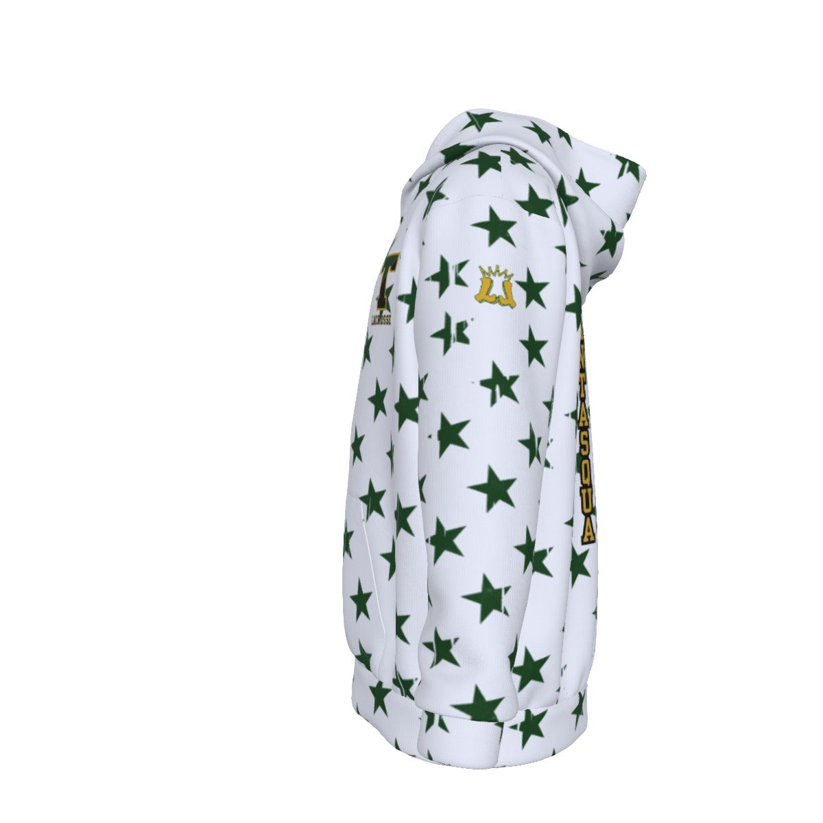 Youth TRYLAX Girl's Flag and Star Hoodie (Personalized)