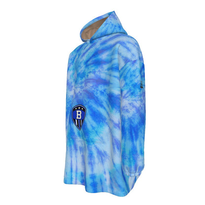 Adult Brimfield Soccer Tie Dye Blanket Hoodie