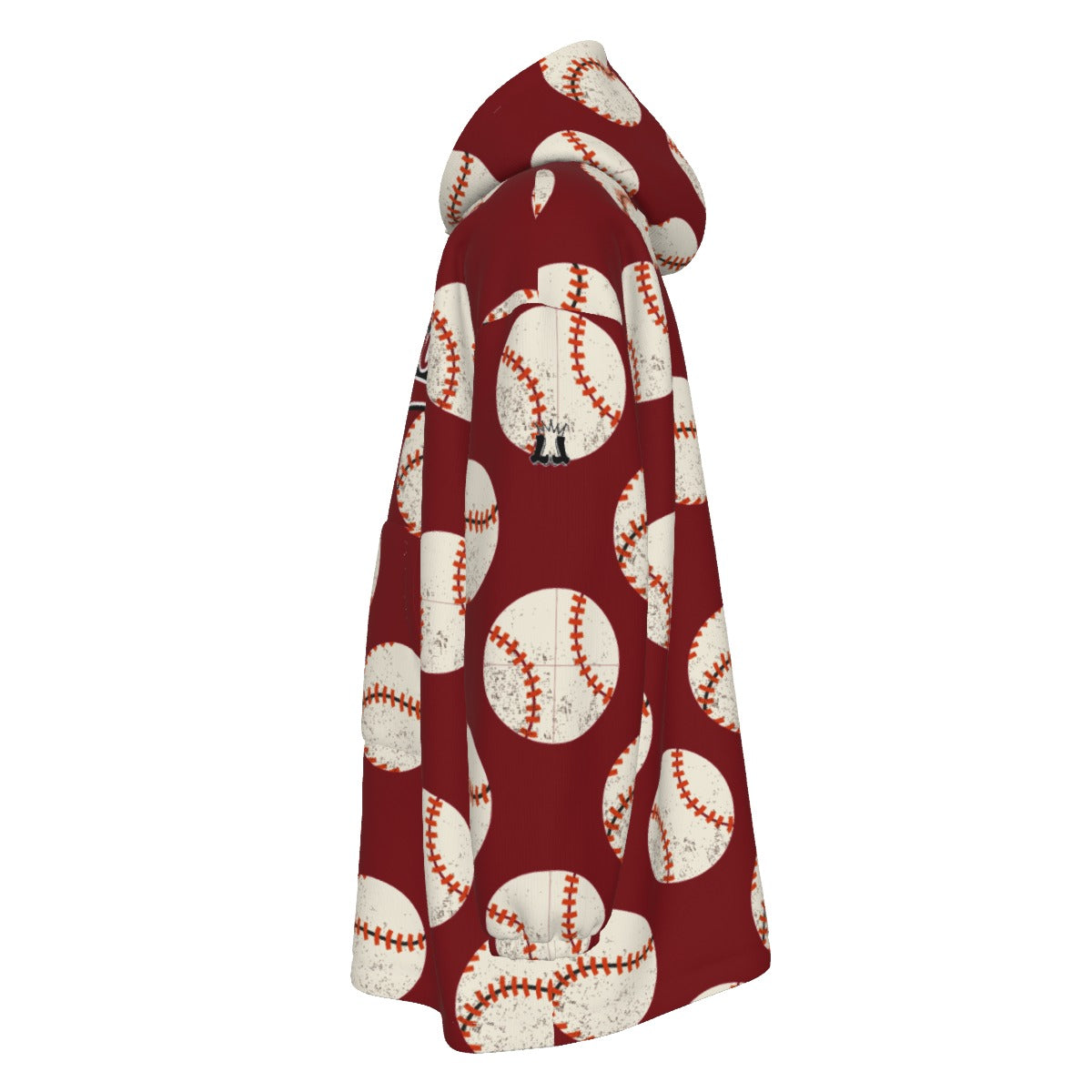Adult Quaboag Baseball Blanket Hoodie