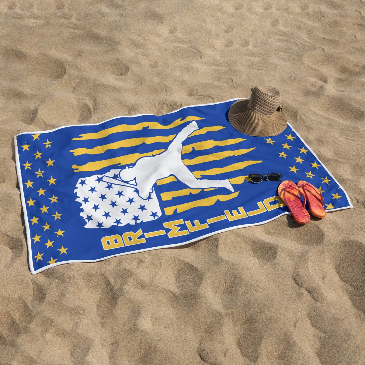 Brimfield Beasts Lightweight Quick-Drying Beach Towel