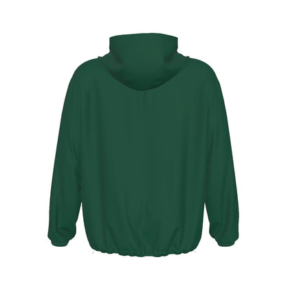 Adult Unisex 1/2 Zip Sturbridge Softball Pullover Windbreaker - Green Edition (Non-Personalized)