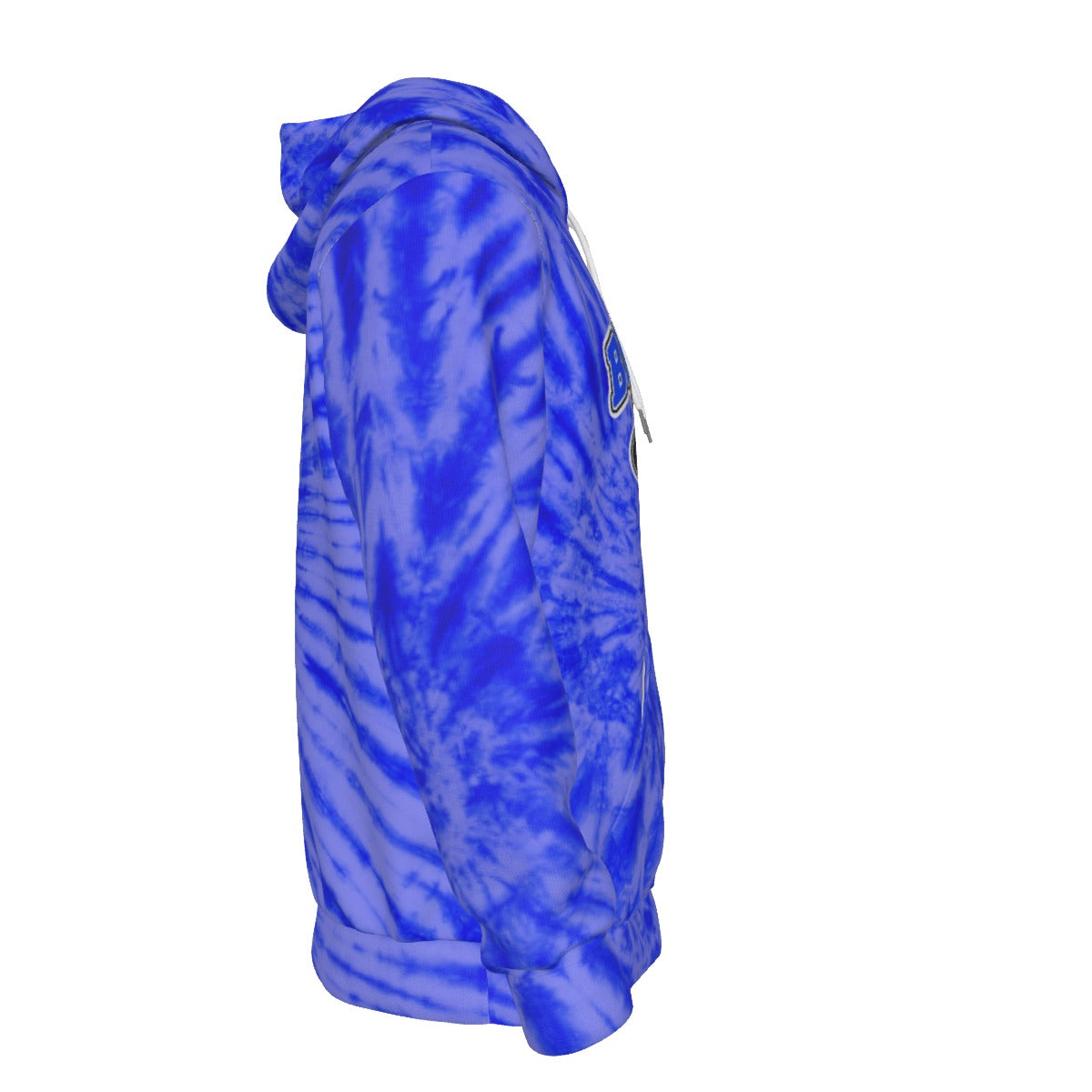 Adult Brimfield Soccer Royal Blue Tie Dye Hoodie