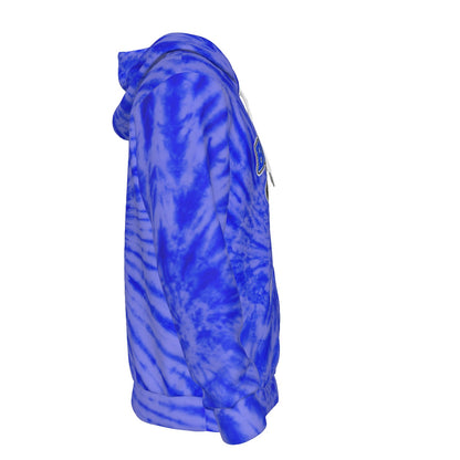 Adult Brimfield Soccer Royal Blue Tie Dye Hoodie