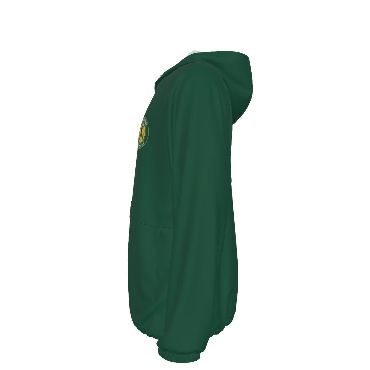 Adult Unisex 1/2 Zip Sturbridge Softball Pullover Windbreaker - Green Edition (Non-Personalized)