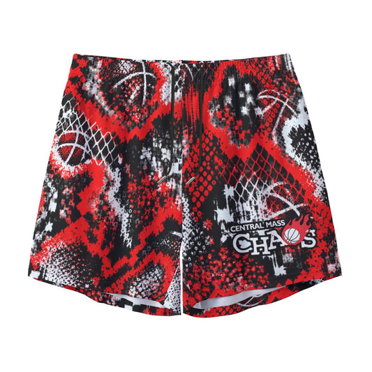 Adult Chaos Abstract Hidden Basketball Shorts (no inner liner)