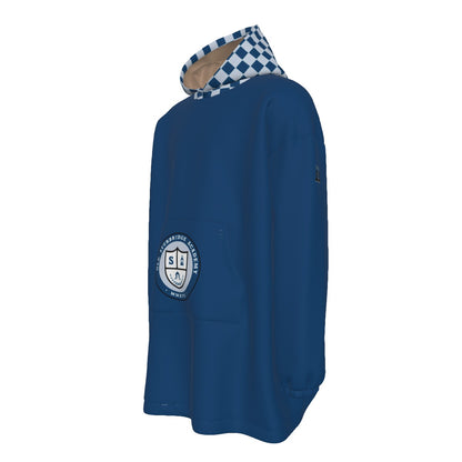 Adult OSA Sherpa Fleece Hoodie Blanket Checkered Edition (Personalization Available)