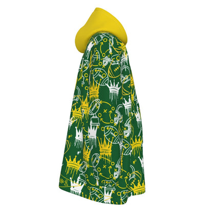 Adult Tantasqua Youth Football Blanket Hoodie - Dripping Crowns Edition (Personalization Optional)