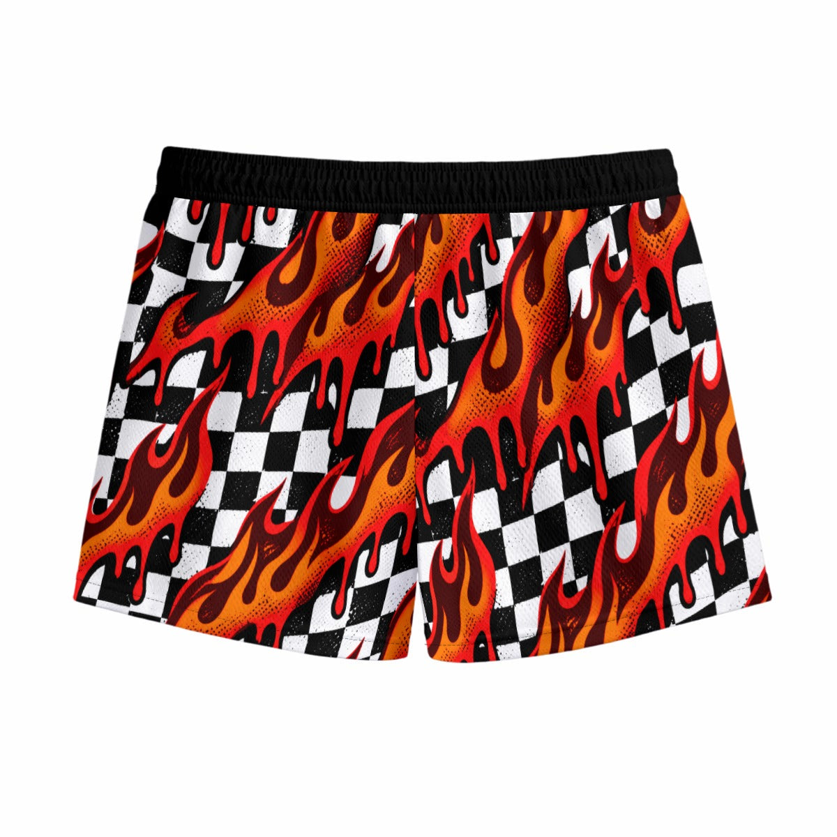 Youth CMC Checked Fire Mesh Shorts