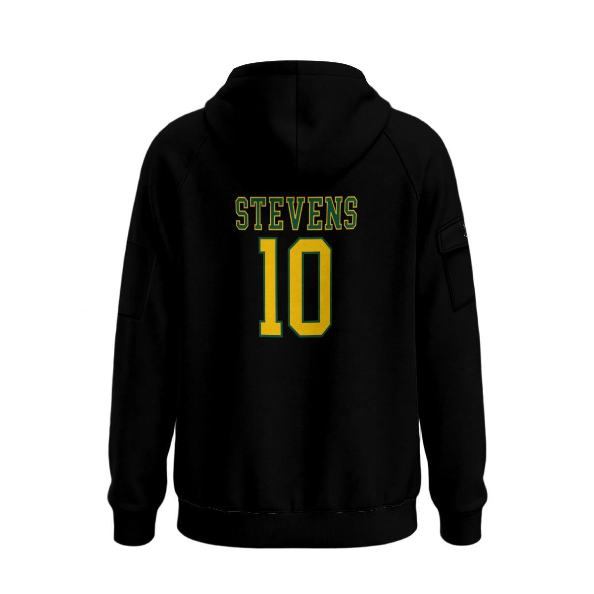 Adult Unisex Sturbridge Softball Half-Zip Hoodie (Black) - Personalized