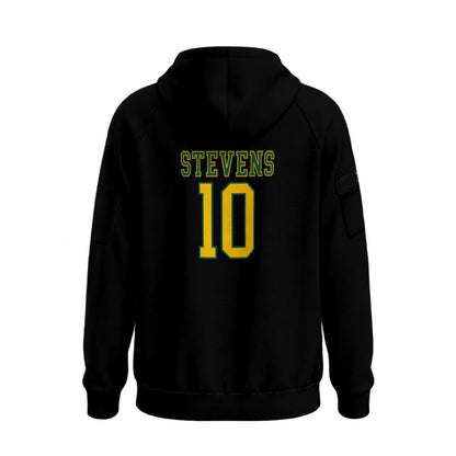 Adult Unisex Sturbridge Softball Half-Zip Hoodie (Black) - Personalized