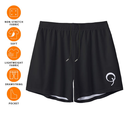 Adult Quaboag Church Mesh Shorts - Black (no inner liner)