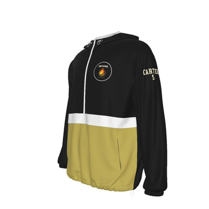 Adult Unisex Brimfield Softball Pullover Windbreaker Color Block Player's Edition (Personalized)