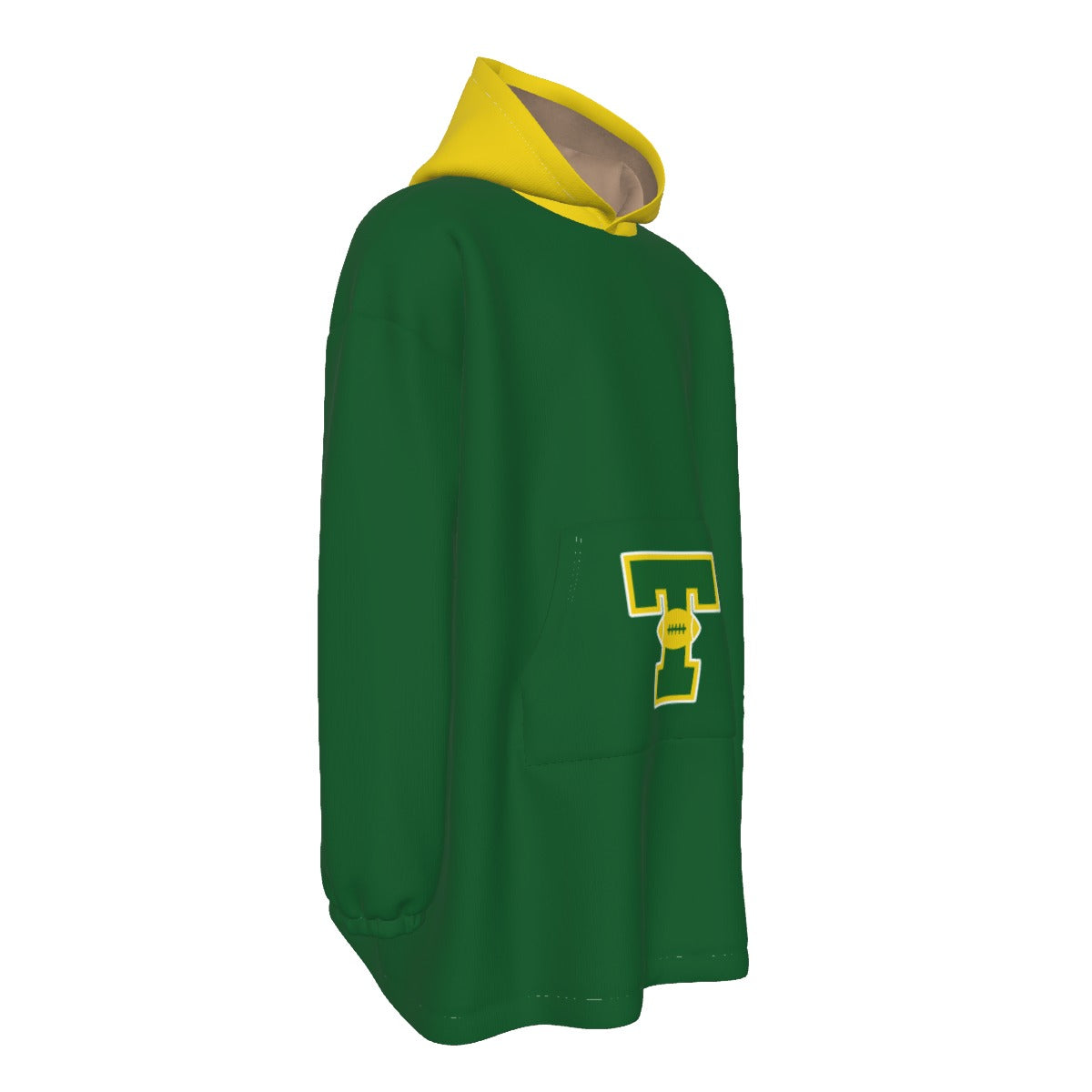Adult Tantasqua Youth Football Blanket Hoodie - Flag Edition