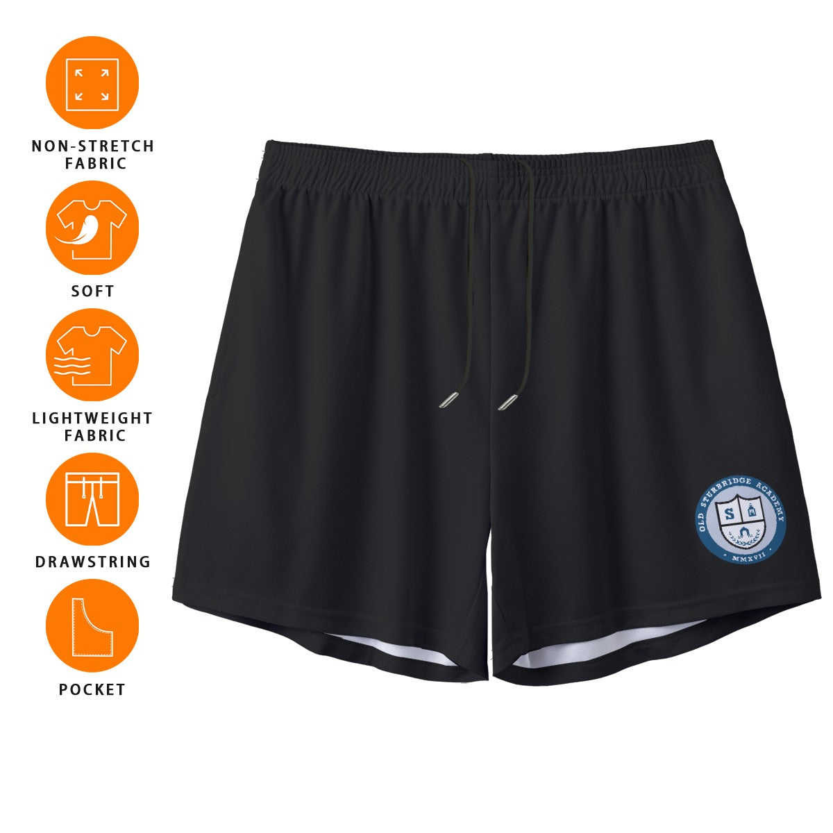 Teen/Adult OSA Mesh Shorts - Black Edition (no inner liner)