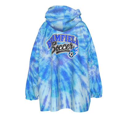 Youth Brimfield Soccer Tie Dye Blanket Hoodie