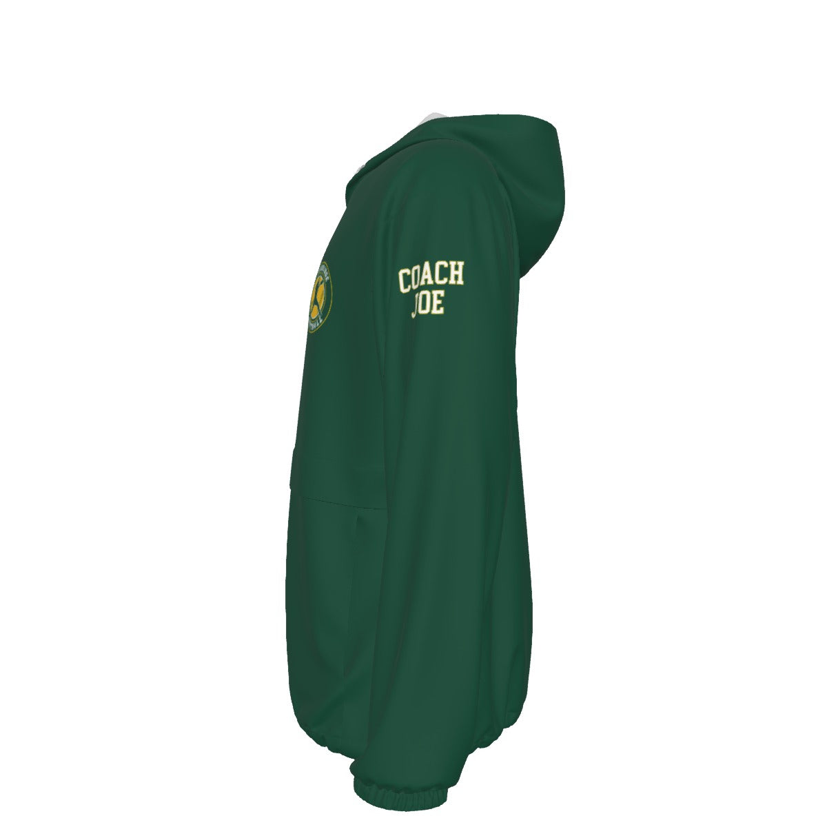 Adult Unisex 1/2 Zip Sturbridge Softball Pullover Windbreaker - Green Edition (Personalized)
