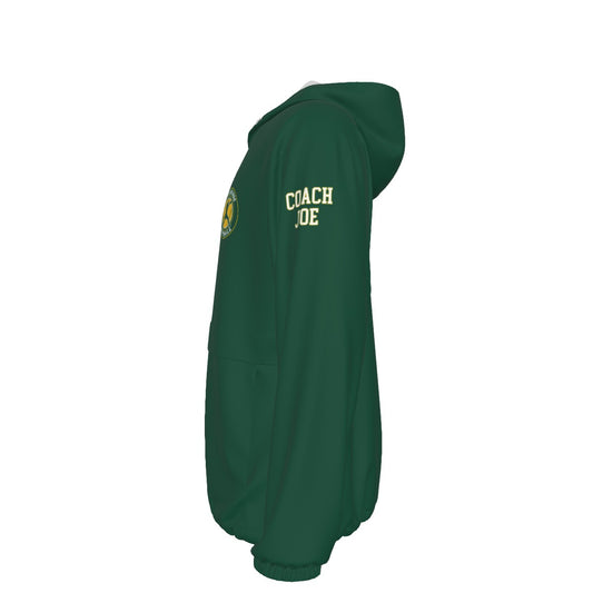 Adult Unisex 1/2 Zip Sturbridge Softball Pullover Windbreaker - Green Edition (Personalized)