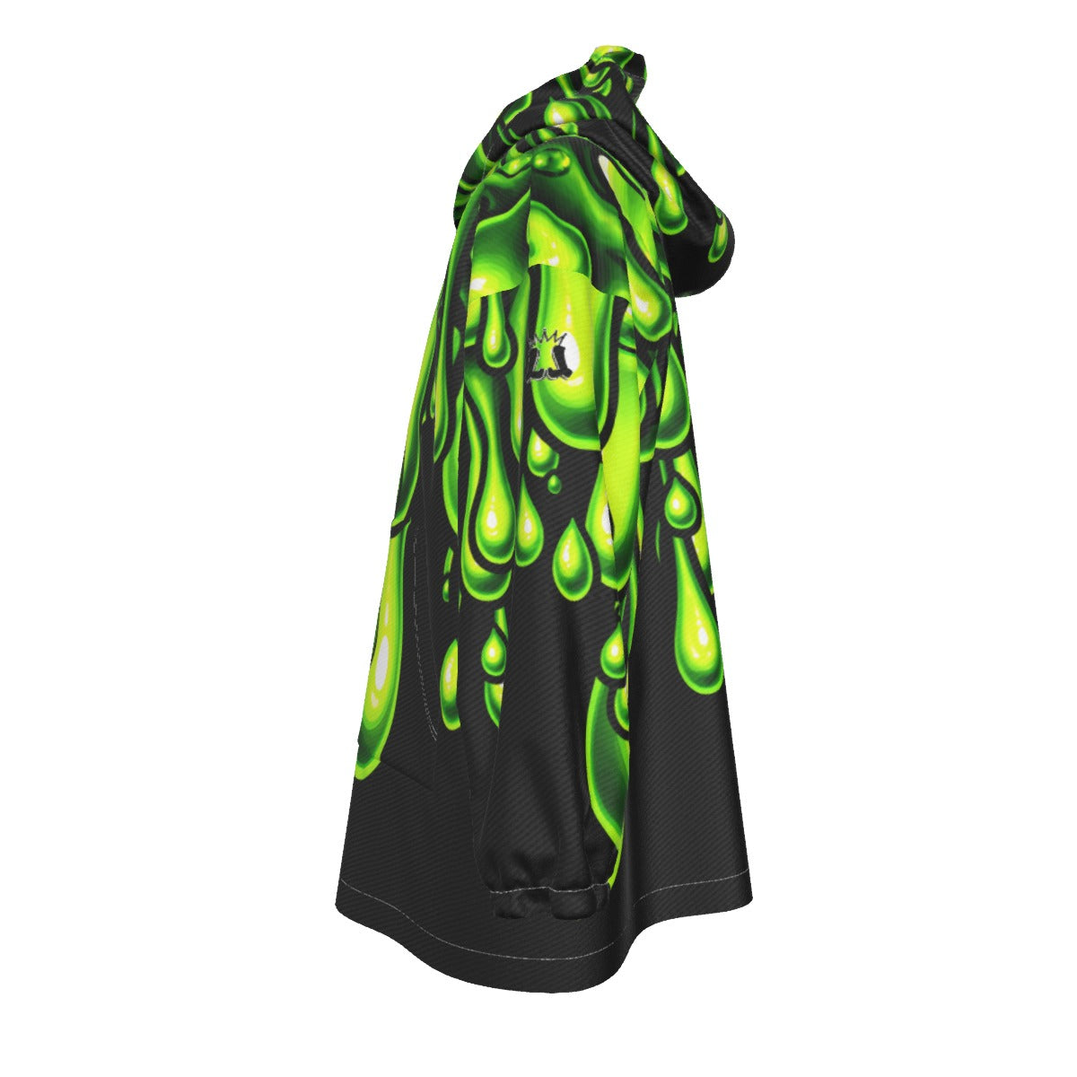 Youth Halloween Slime Drip Blanket Hoodie