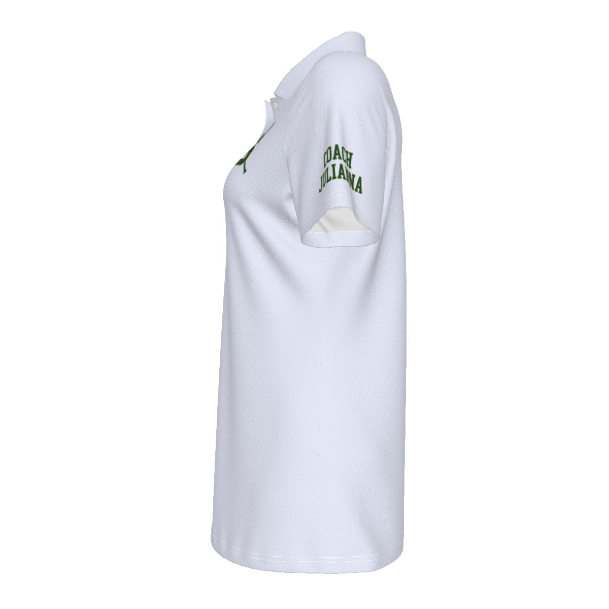 Women's Sturbridge Little League Baseball UV Protection Polo - Coach's White Edition (Personalized)