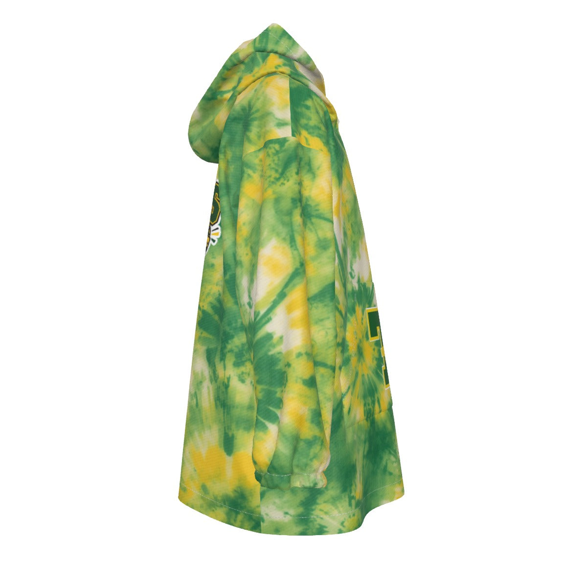 Youth TYFC Warriors Cheer Tie Dye Blanket Hoodie