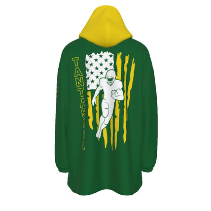Adult Tantasqua Youth Football Blanket Hoodie - Flag Edition