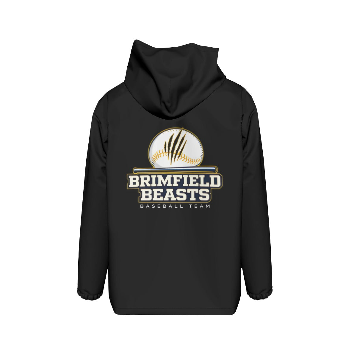 Youth Brimfield Beasts Waterproof/Windproof Jacket - Black Edition
