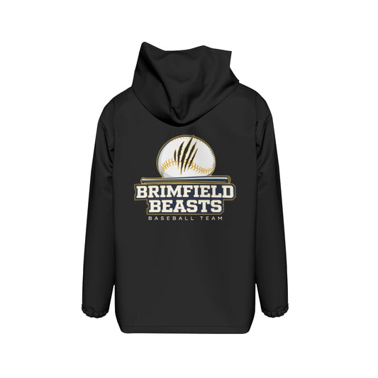 Youth Brimfield Beasts Waterproof/Windproof Jacket - Black Edition