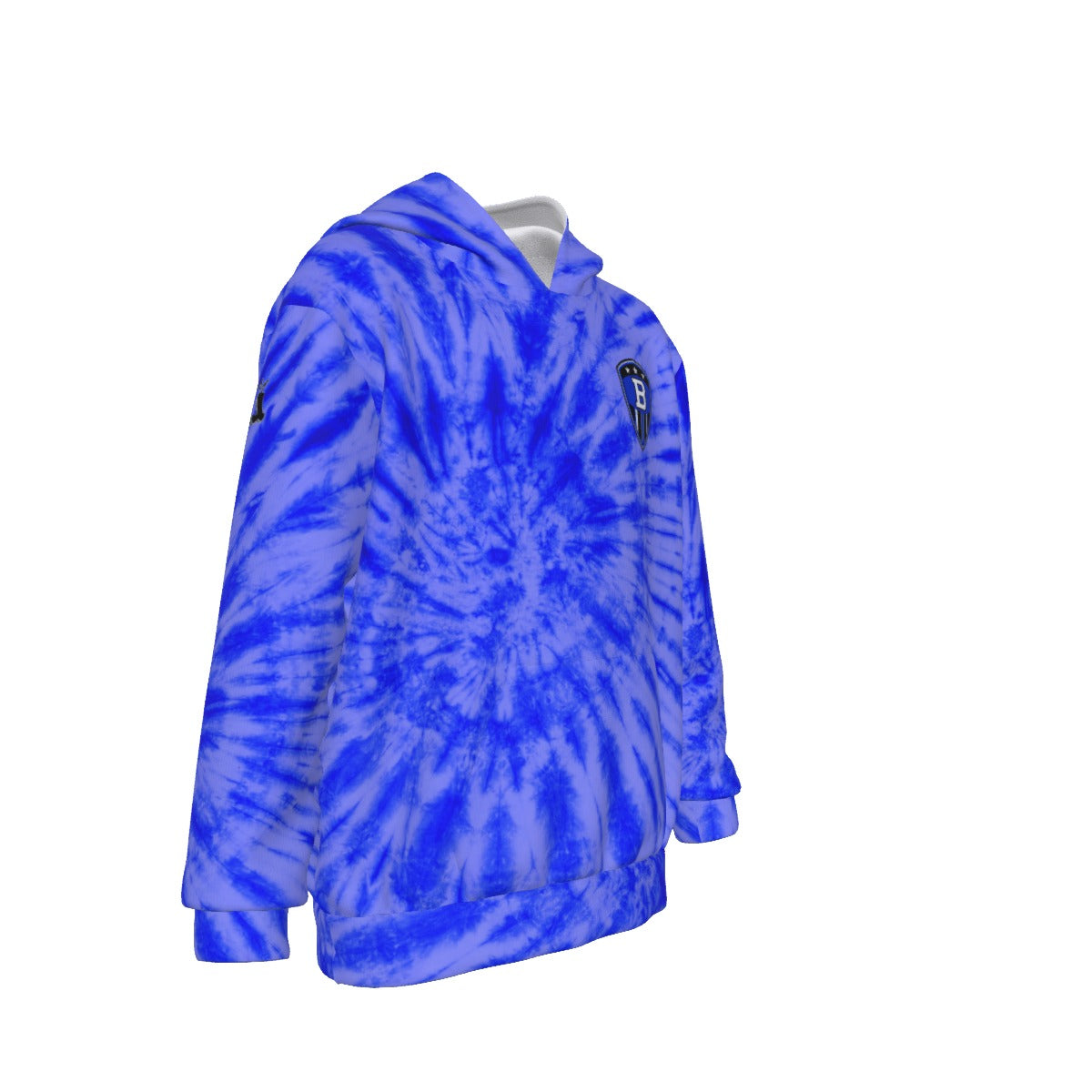 Youth Brimfield Soccer Dark Blue Tie Dye Hoodie